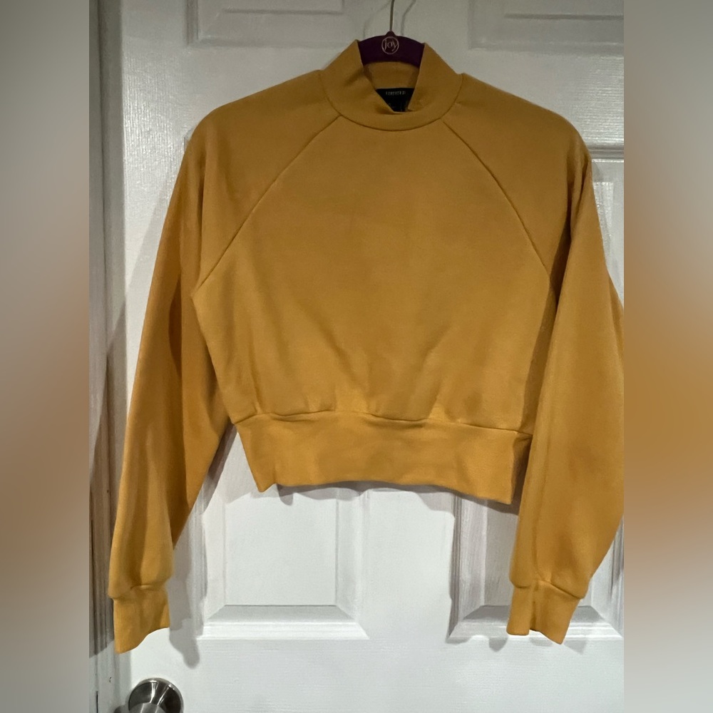 Sweatshirt crop top